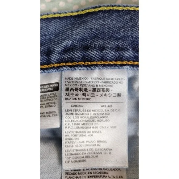 Levi Strauss 505 Mens Jeans W36 L30 Medium Wash Straight Fit Denim - Picture 7 of 10